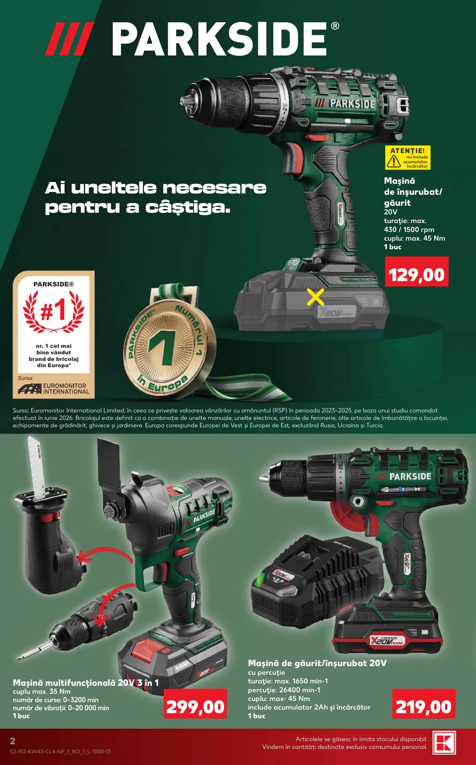 Kaufland Catalog 21.10.2026 - 27.10.2026 – pagina 2: barbie, parkside