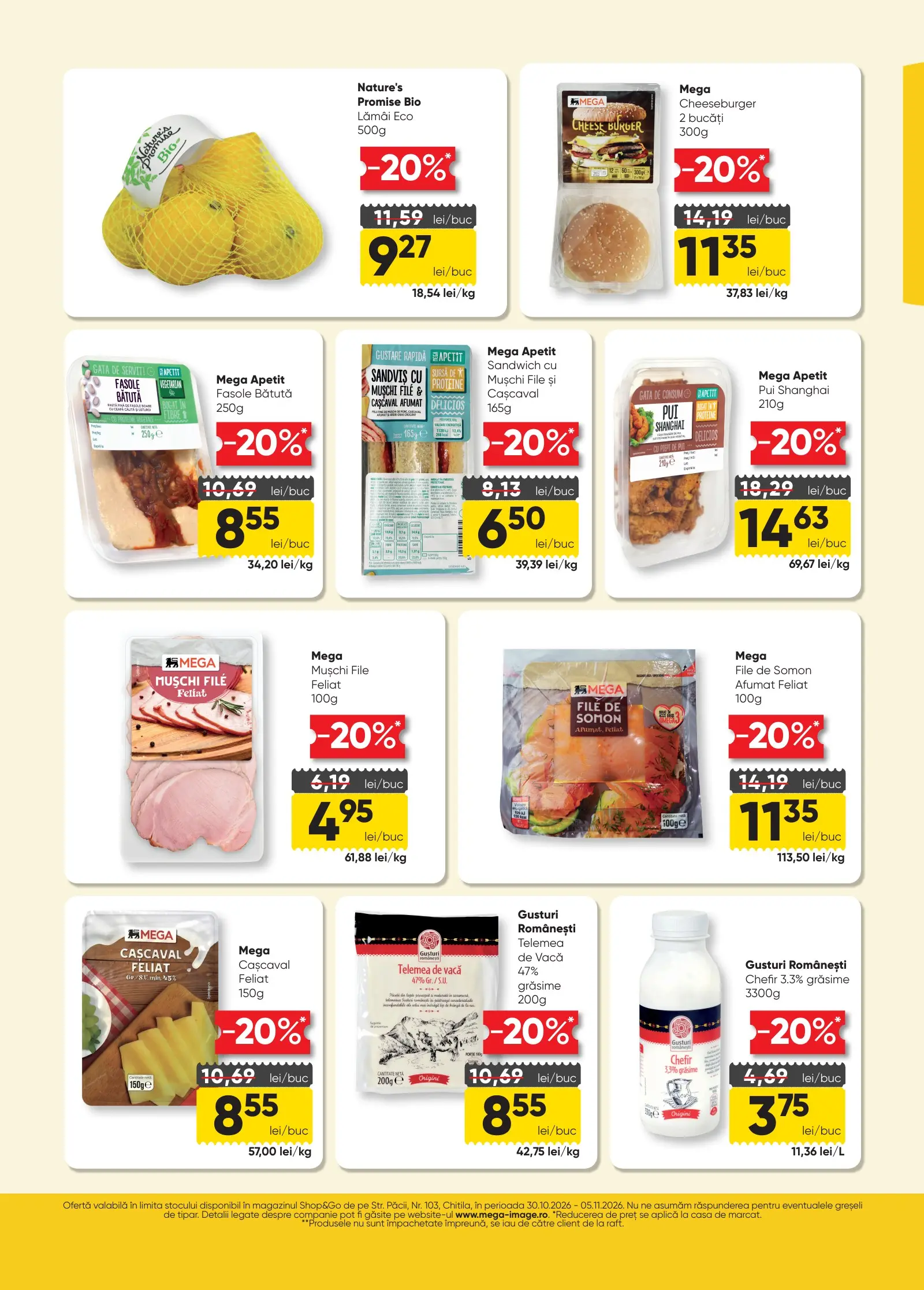 MEGA IMAGE - Flyer Deschidere SG PACII 103 CHITILA (2) – pagina 2: image, cascaval, pui