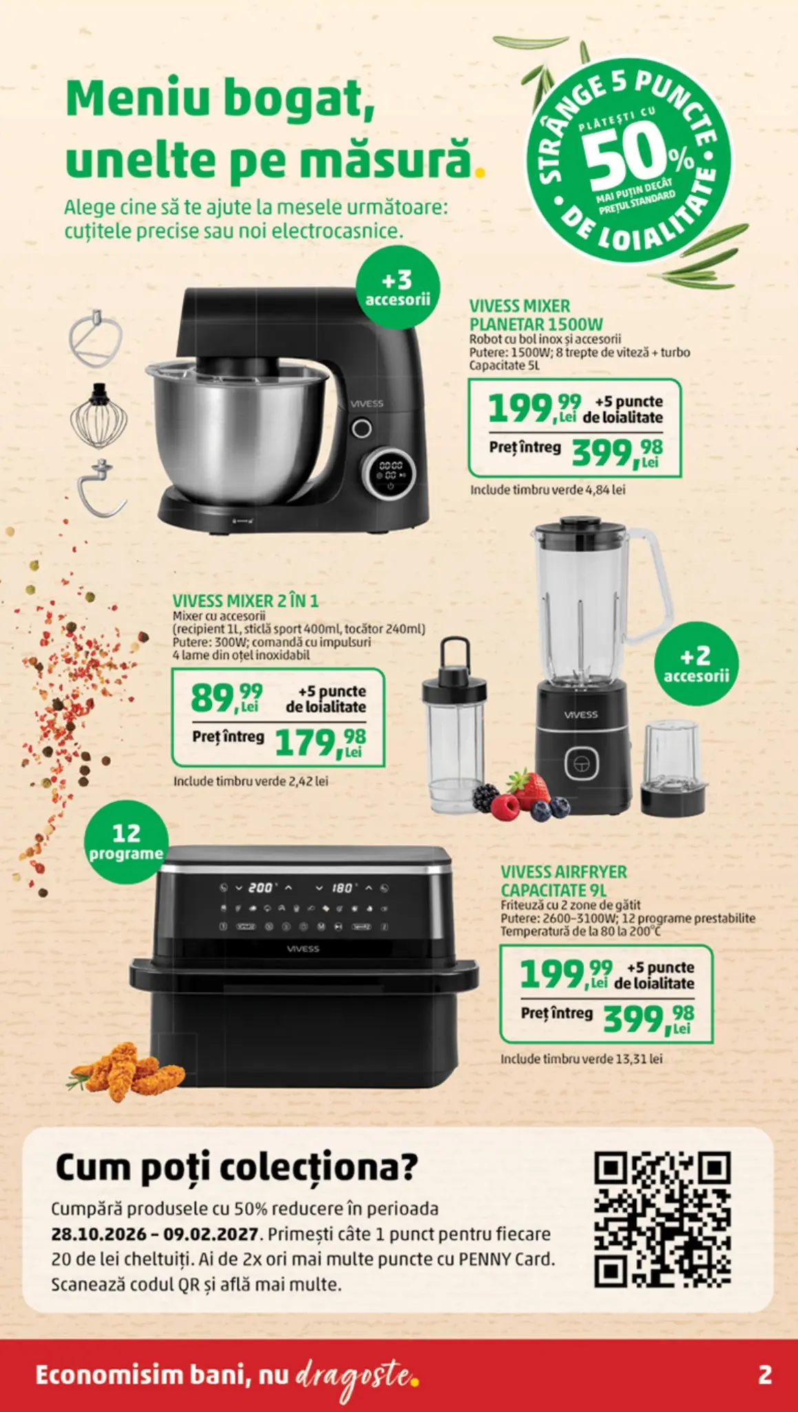 Pliant Penny săptămâna 44 – pagina 2: mixer, friteuza, accesorii